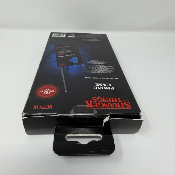 Stranger Things Code Red iPhone 17 Walkie Talkie Phone Case **Box Tear See Pic** - Picture 3 of 6
